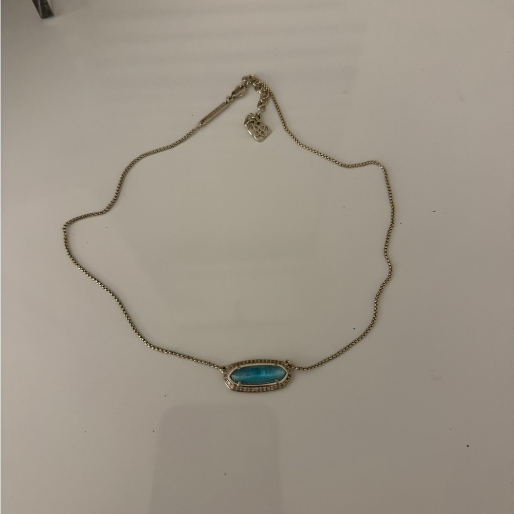 Kendra Scott Necklace Blue Pendant